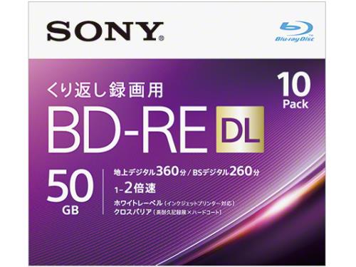 エスコ EA759GS-82 50GBBD-RE(ビデオ用2倍速/10枚) 1個（ご注文単位1個）【直送品】