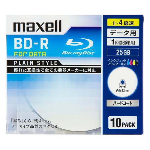 エスコ EA759GS-86A 25GBBD-R(データ用4倍速/10枚) 1個（ご注文単位1個）【直送品】