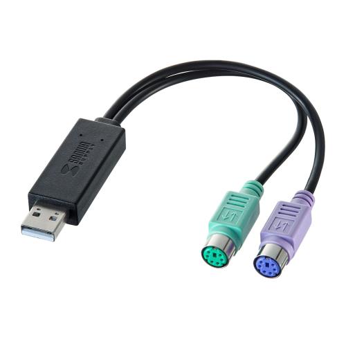 エスコ EA759GY-52 USB-PS/2コンバータ-(2ポート) 1個（ご注文単位1個）【直送品】