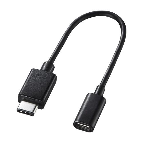 エスコ EA764AC-144 10mmUSB変換アダプタ(microUSBB-C/2.0対応) 1個（ご注文単位1個）【直送品】