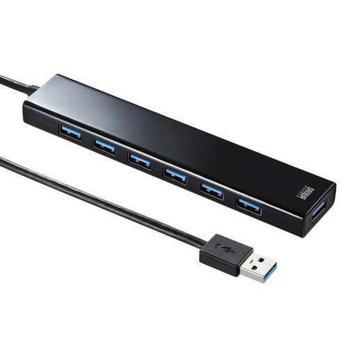 エスコ EA764AD-76A[7ポート]USB3.0ハブ(急速充電＆同期ポート付) 1個（ご注文単位1個）【直送品】