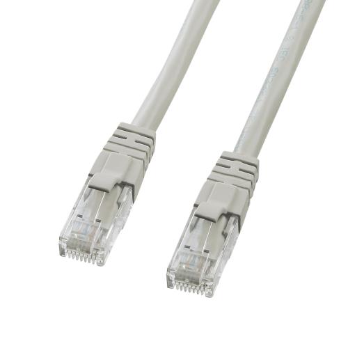 エスコ EA764B-541 1mLANケーブル(CAT6/クロス結線/グレー) 1個（ご注文単位1個）【直送品】