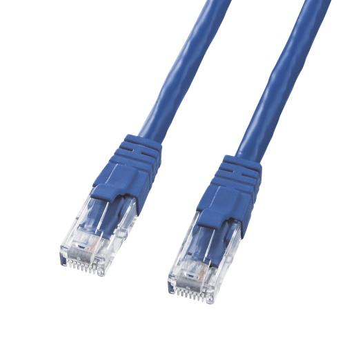 エスコ EA764B-551 1mLANケーブル(CAT6/クロス結線/ブルー) 1個（ご注文単位1個）【直送品】