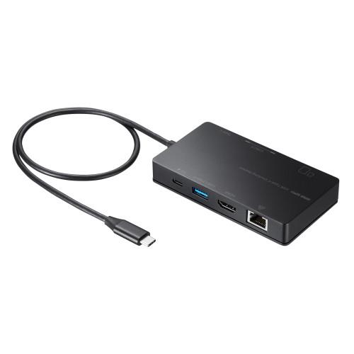 エスコ EA764BY-145[USBTypeC]ドッキングステーション(HDMI/LAN/USB) 1個（ご注文単位1個）【直送品】