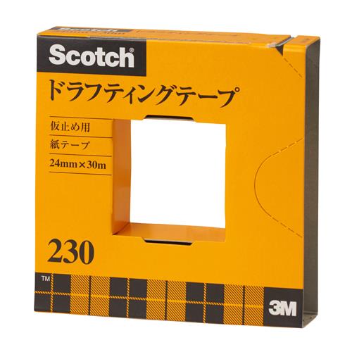 エスコ EA765MA-133 24mmx30mドラフティングテープ(ベージュ) 1個（ご注文単位1個）【直送品】