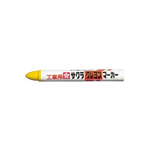 エスコ EA765MV-62B[黄]油性クレヨンマーカー(工業用/10本) 1個（ご注文単位1個）【直送品】