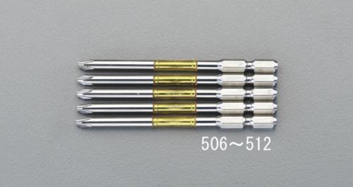 エスコ EA813A-506 #2x65mmトーションビット(5本) 1個（ご注文単位1個）【直送品】