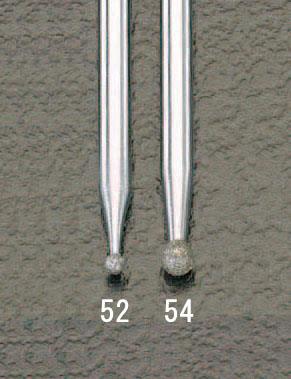 エスコ EA819DG-52 φ1.8mm/44.5mmダイヤモンドバ-(丸/3mm軸) 1個（ご注文単位1個）【直送品】