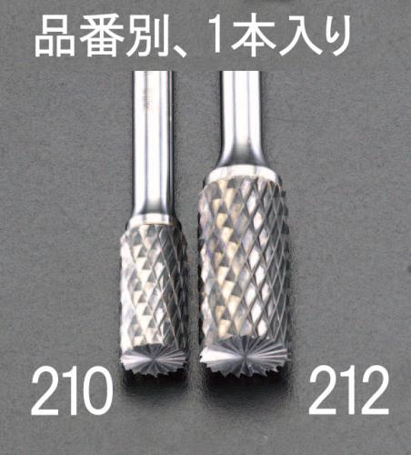 エスコ EA819JJ-210 10x19mm/6mm軸超硬カッター(鉄・鋳物用) 1個（ご注文単位1個）【直送品】