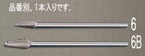 エスコ EA819JL-6 10x27x177mm/6mm軸超硬カッター 1個（ご注文単位1個）【直送品】