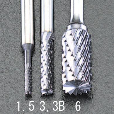 エスコ EA819PE-3 3x13mm/3mm軸［Coated]超硬バー 1個（ご注文単位1個）【直送品】