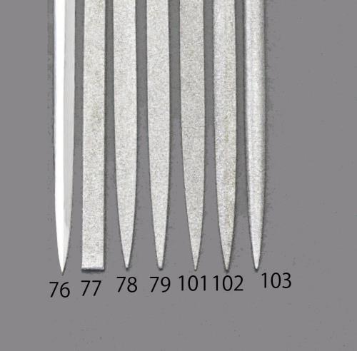 エスコ EA826VJ-103 140mm/#100ダイヤモンドニードル鑢(燕尾) 1個（ご注文単位1個）【直送品】