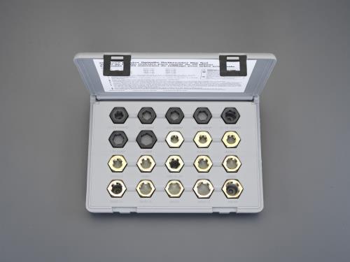 エスコ EA829BJ M16-M27/11/16”-1”ダイスセット(ミリ・インチ) 1個（ご注文単位1個）【直送品】