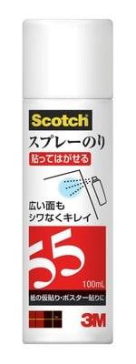 エスコ EA920EA-16 100mlスプレーのり(貼ってはがせる) 1個（ご注文単位1個）【直送品】