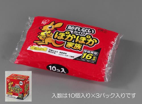 エスコ EA922AK-12A 125x100mm使い捨てカイロ(30個) 1個（ご注文単位1個）【直送品】