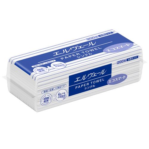 エスコ EA929AE-81BA 170x210mmペーパータオル(42パック/1箱) 1個（ご注文単位1個）【直送品】