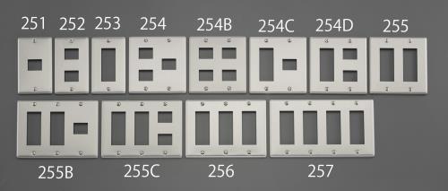 エスコ EA940CE-251 メタル製プレート(1個/1列) 1個（ご注文単位1個）【直送品】