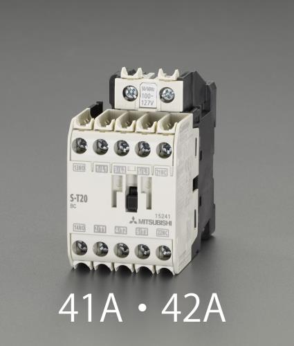 エスコ EA940MW-21A 100V/200V・2.2kW電磁接触器(非可逆) 1個（ご注文単位1個）【直送品】