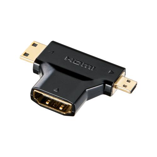 エスコ EA940PM-200[HDMI-ミニマイクロHDMI]変換アダプター 1個（ご注文単位1個）【直送品】