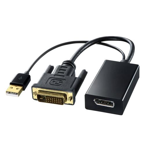 エスコ EA940PR-38[DVI-DisplayPort]変換アダプター 1個（ご注文単位1個）【直送品】