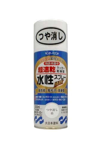 エスコ EA942EB-44 300ml水性多用途スプレー(つや消し白) 1個（ご注文単位1個）【直送品】