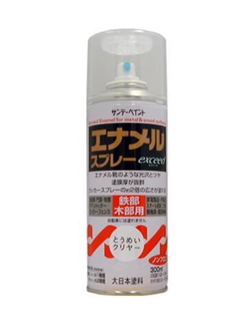 エスコ EA942EM-24 300mlエナメルスプレー(透明) 1個（ご注文単位1個）【直送品】