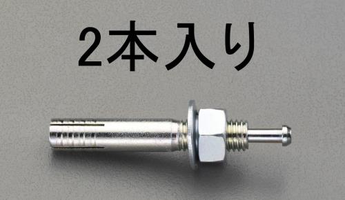 エスコ EA945BA-161 M16x100mm雄ねじアンカー(2本) 1個（ご注文単位1個）【直送品】