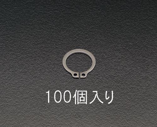 エスコ EA949DA-10 10mm軸用スナップリング(100個) 1個（ご注文単位1個）【直送品】