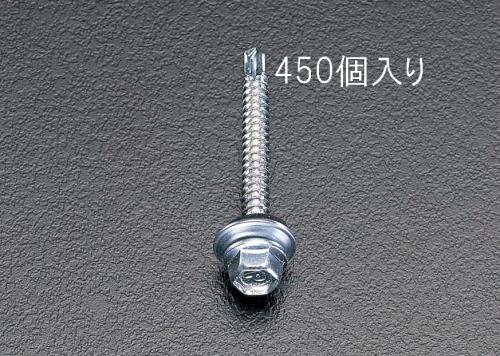 エスコ EA949EF-53 5x35mm六角頭ピアスビス(シール付/450本) 1個（ご注文単位1個）【直送品】