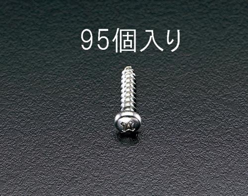 エスコ EA949ES-41 4x10mm鍋頭タッピングビス(ステンレス製/95本) 1個（ご注文単位1個）【直送品】