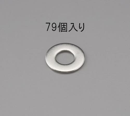 エスコ EA949LX-202 M2平ワッシャー(ステンレス製/79枚) 1個（ご注文単位1個）【直送品】