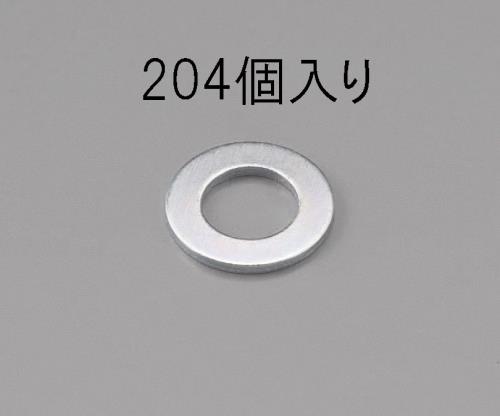 エスコ EA949LX-302 M2［小形]平ワッシャー(三価クロメート/204枚) 1個（ご注文単位1個）【直送品】