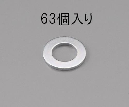 エスコ EA949LX-310 M10［小形]平ワッシャー(三価クロメート/63枚) 1個（ご注文単位1個）【直送品】