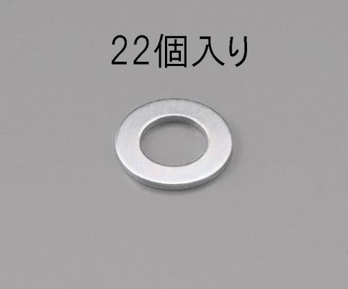 エスコ EA949LX-312 M12［小形]平ワッシャー(三価クロメート/22枚) 1個（ご注文単位1個）【直送品】