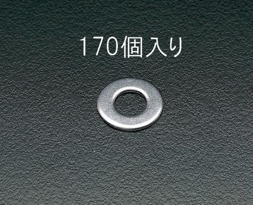 エスコ EA949SE-5 M5平ワッシャー(ステンレス製/170個) 1個（ご注文単位1個）【直送品】