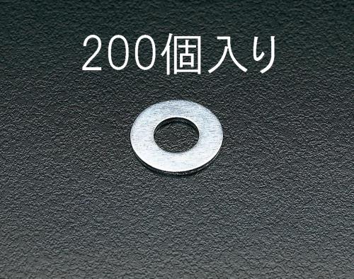 エスコ EA949WF-5 M5平ワッシャー(200個) 1個（ご注文単位1個）【直送品】