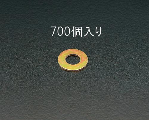 エスコ EA949WH-4 M4平ワッシャー(700個) 1個（ご注文単位1個）【直送品】