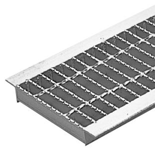 エスコ EA951TA-50 150x995mm/14t車グレーチング(U字溝/ノンスリップ) 1個（ご注文単位1個）【直送品】