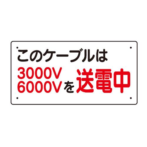 エスコ EA983BT-82 150x300mm電気関係標識 1個（ご注文単位1個）【直送品】