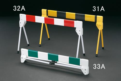 エスコ EA983FV-31A 1500x460x750mmバリケード・折畳式(黄/黒) 1個（ご注文単位1個）【直送品】