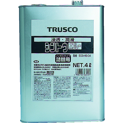 トラスコ中山 TRUSCO シントウ 4L（ご注文単位1缶）【直送品】