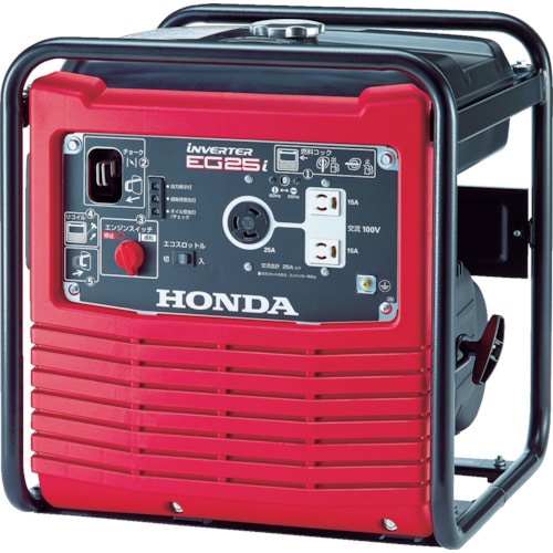 トラスコ中山 HONDA 正弦波インバーター搭載発電機 2.5kVA(交流専用)（ご注文単位1台）【直送品】