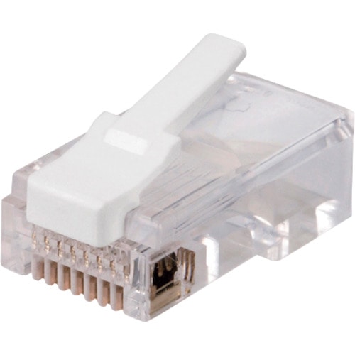 トラスコ中山 バッファロー ツメの折れない RJ45 LANコネクター カテゴリー5e対応 100個入り 430-5878  (ご注文単位1個) 【直送品】