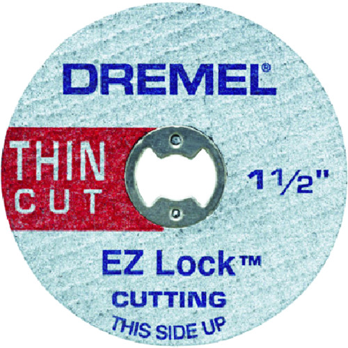 トラスコ中山 ドレメル EZ-Lockファイバーグラス補強カットオフホイール (5個入)　407-5692（ご注文単位1箱）【直送品】