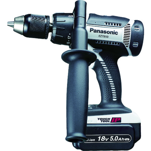 トラスコ中山 Panasonic 充電振動ドリル＆ドライバー 18V 5.0Ah（ご注文単位1台）【直送品】