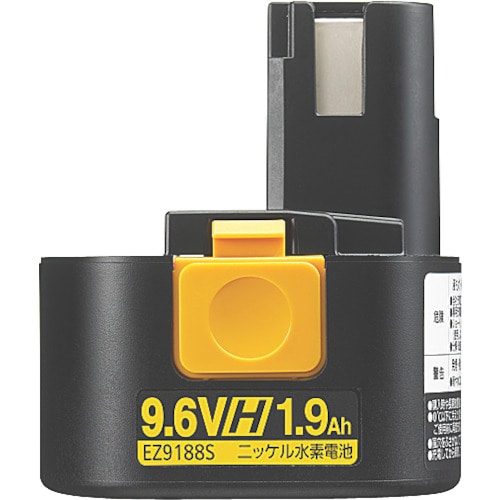 トラスコ中山 Panasonic ニッケル水素電池9.6V（ご注文単位1個）【直送品】