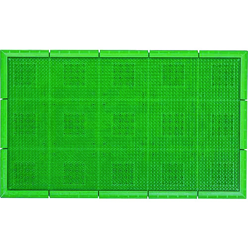 トラスコ中山 コンドル エバック 屋外用マット サンステップマット #1 450mm×600mm 緑（ご注文単位1枚）【直送品】