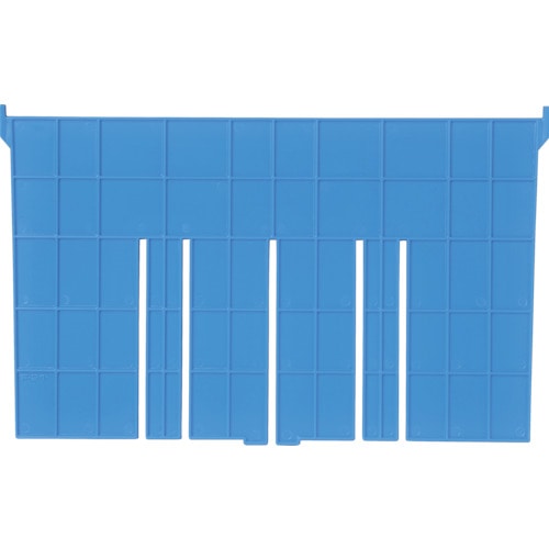 トラスコ中山 DIC F型コンテナF-21用短手仕切板：243×230 青（ご注文単位1枚）【直送品】