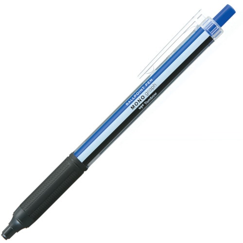 トラスコ中山 Tombow 油性ボールペン モノグラフライト 0.38 青インク（ご注文単位1本）【直送品】