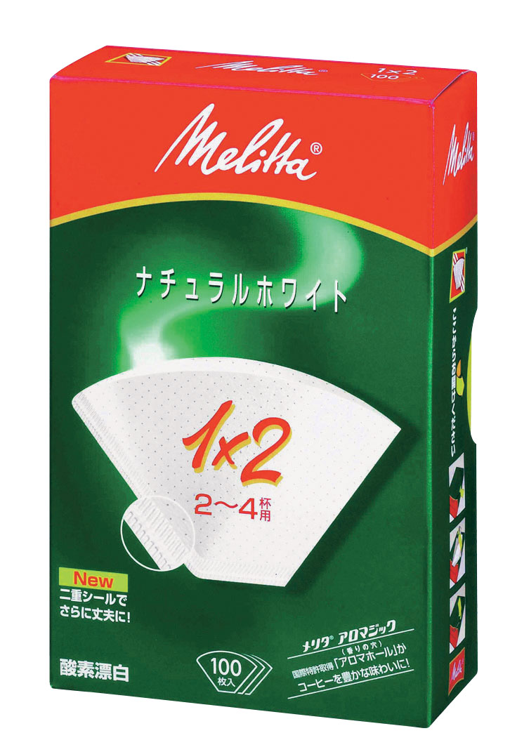 メリタ　アロマジック　Nホワイトペーパー 1×2G（100枚入） 1箱（ご注文単位1箱）【直送品】